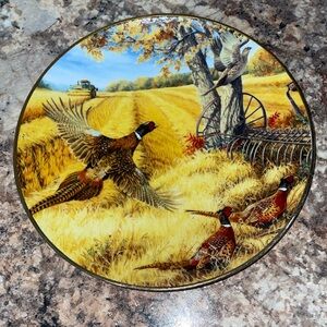 Some things never change Linda picken 1997 pheasants plate decor